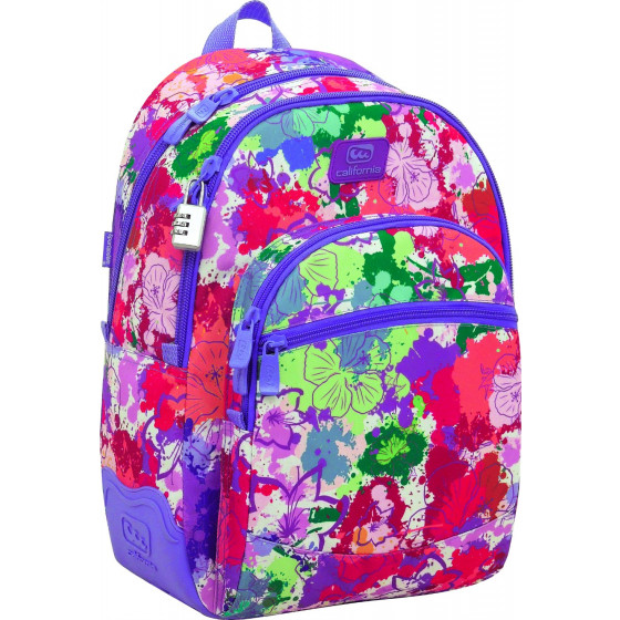 Mochila Flores Splash Reforzada