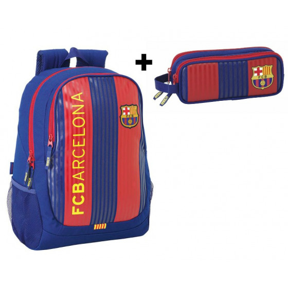 Pack Barça de mochila con estuche a juego