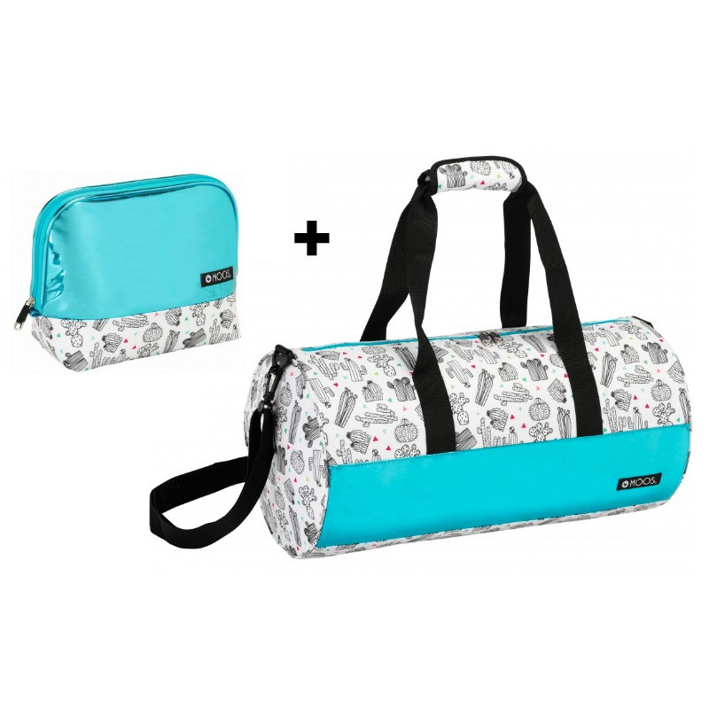 Cactus Bolsa Deporte MOOS + Neceser (Bolsa de deporte y neceser Cactus MOOS  juvenil)