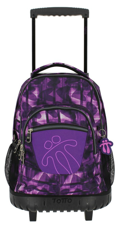 Mochila totto 2025 corazones con ruedas