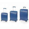 Conjunto de maletas Bloom azul, pequeña, mediana y grande